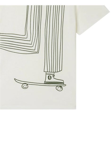 T-shirt bambino bianca in cotone STELLA MC CARTNEY | TW8Q81/MABIANCO